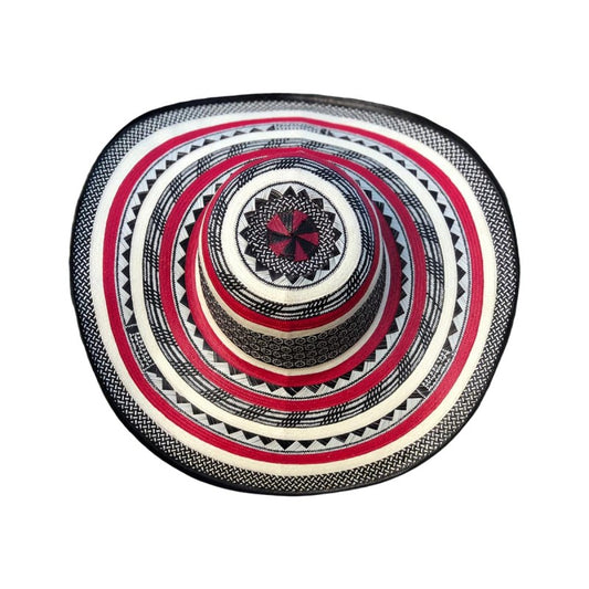 Sombrero 23 Fibras Tejido Figuras