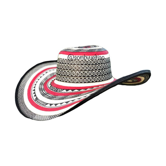 Sombrero 23 Fibras Tejido Figuras