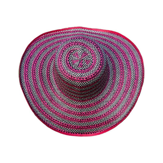 Sombrero 23 Fibras Grano De Arroz Fucsia MY