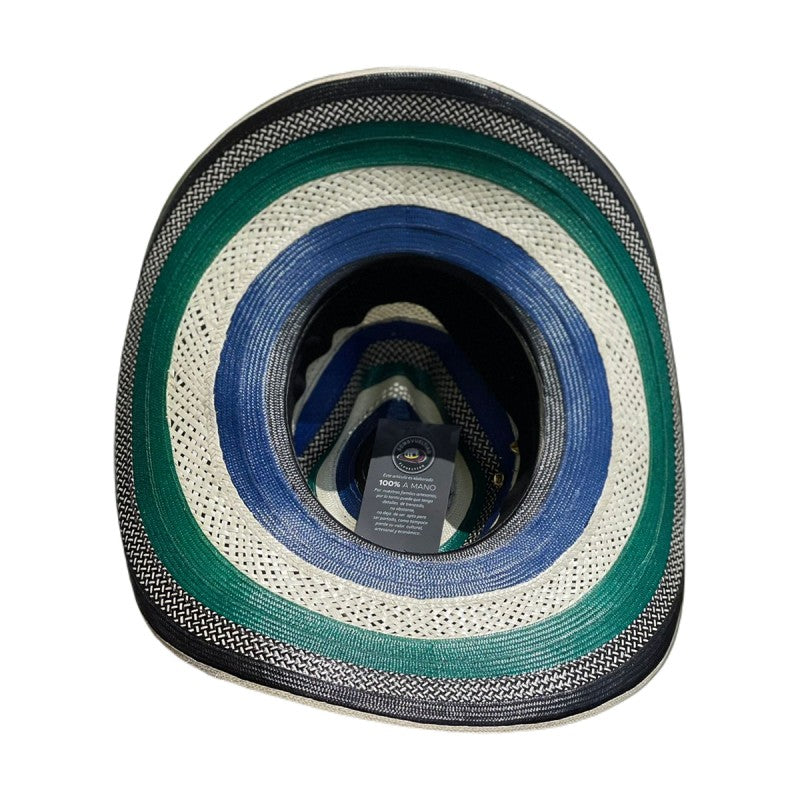 Sombrero 23 Fibras Hormado Fino Multicolor