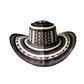 Sombrero 23 Fibras Negro Calidad
