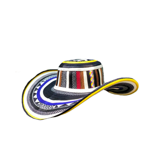 Sombrero 23 Fibras Multicolor Exclusivo