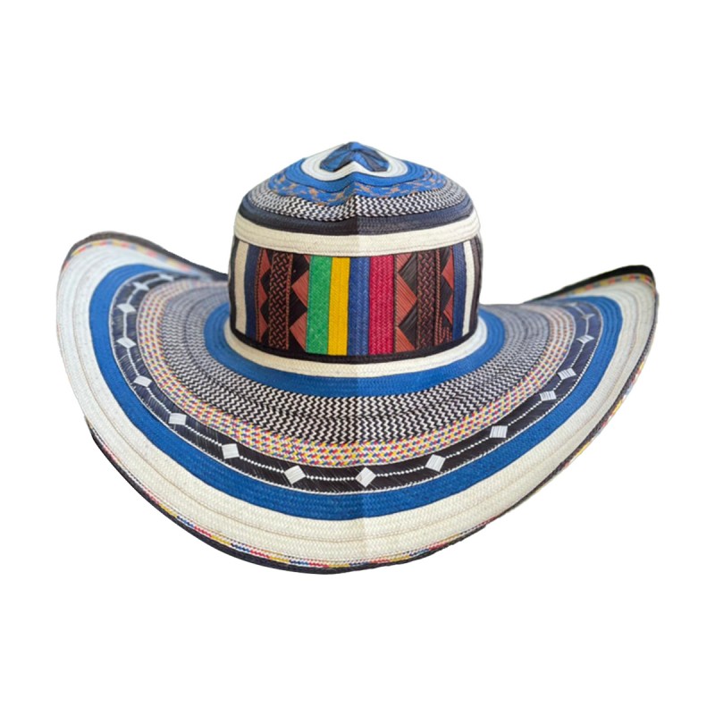 Sombrero 23 Fibras Multicolor Fino