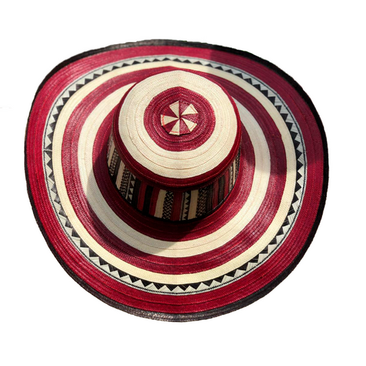 Sombrero 23 Fibras Rojo Fino