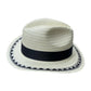 Sombrero 23 Fibras Panameño Blanco Fino