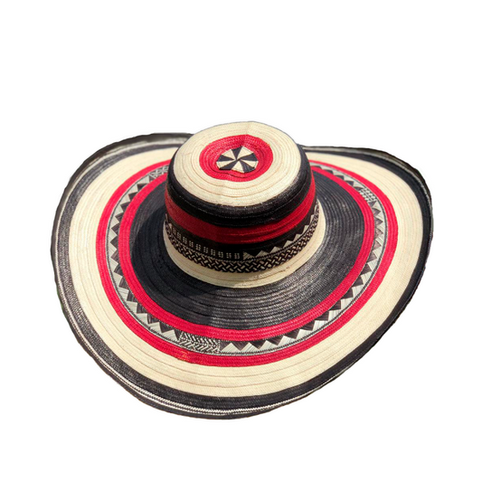 Sombrero 23 Fibras Rojo Diseño