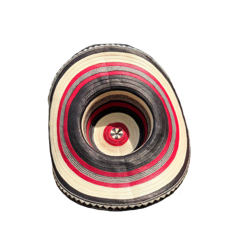 Sombrero 23 Fibras Rojo Diseño