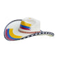 Sombrero 31 Fibras Blanco Tricolor