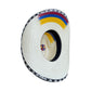 Sombrero 27 Fibras Blanco Tricolor