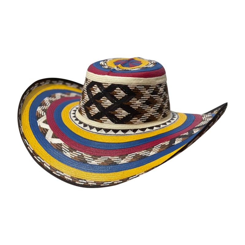 Sombrero 27 Fibras Exclusivo Multicolor