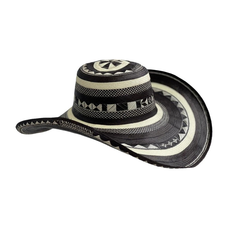 Sombrero 31 Fibras Diseño Negro