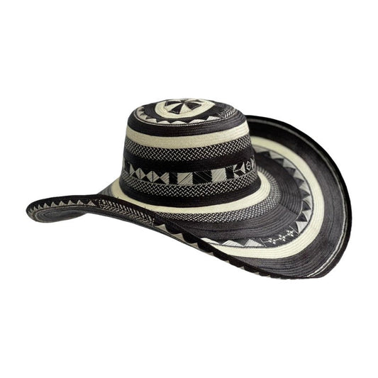 Sombrero 31 Fibras Diseño Negro MY