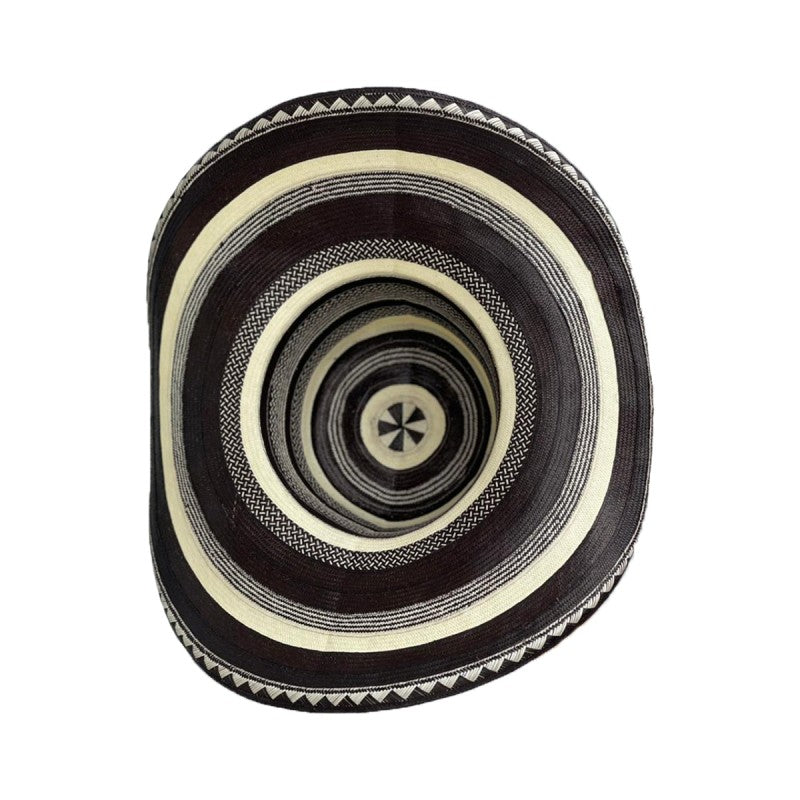 Sombrero 31 Fibras Diseño Negro