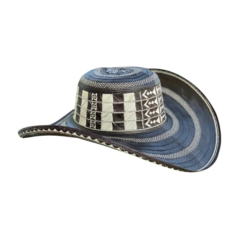 Sombrero 33 Fibras Diseño Tradicional Negro