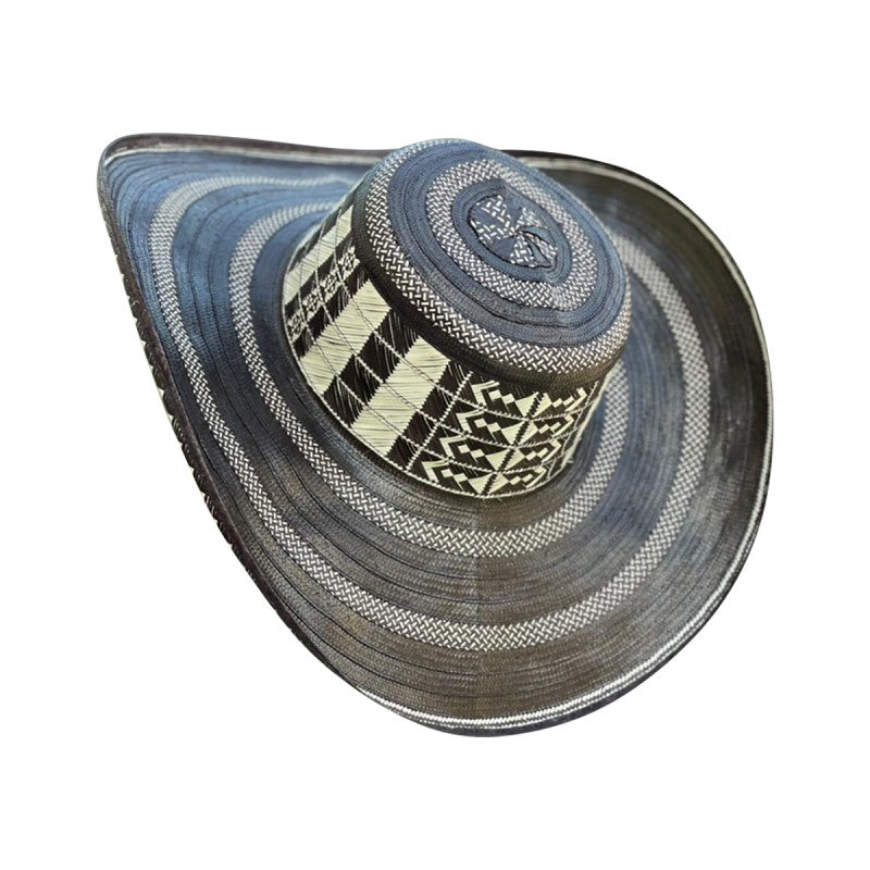 Sombrero 33 Fibras Diseño Tradicional Negro