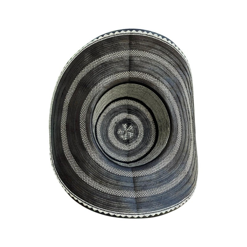 Sombrero 33 Fibras Diseño Tradicional Negro