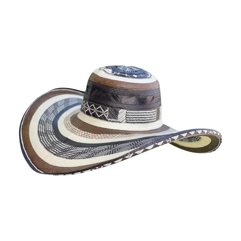 Sombrero 33 Fibras Multicolor A Mano
