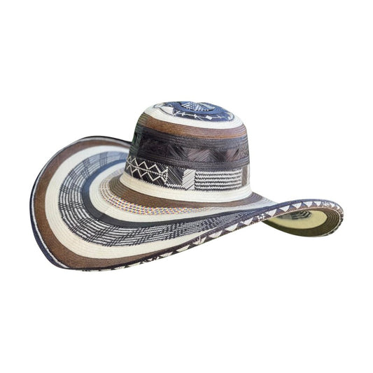 Sombrero 33 Fibras Multicolor A Mano