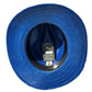 Sombrero Ala Corta Tejido Fino Azul