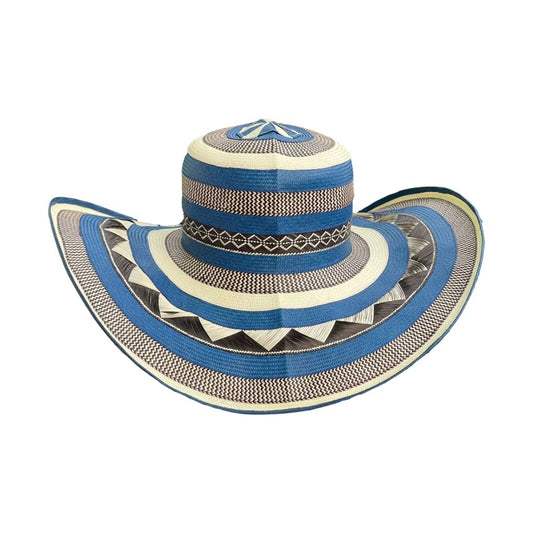 Sombrero Azul 33 Fibras Extrafino Caña Flecha