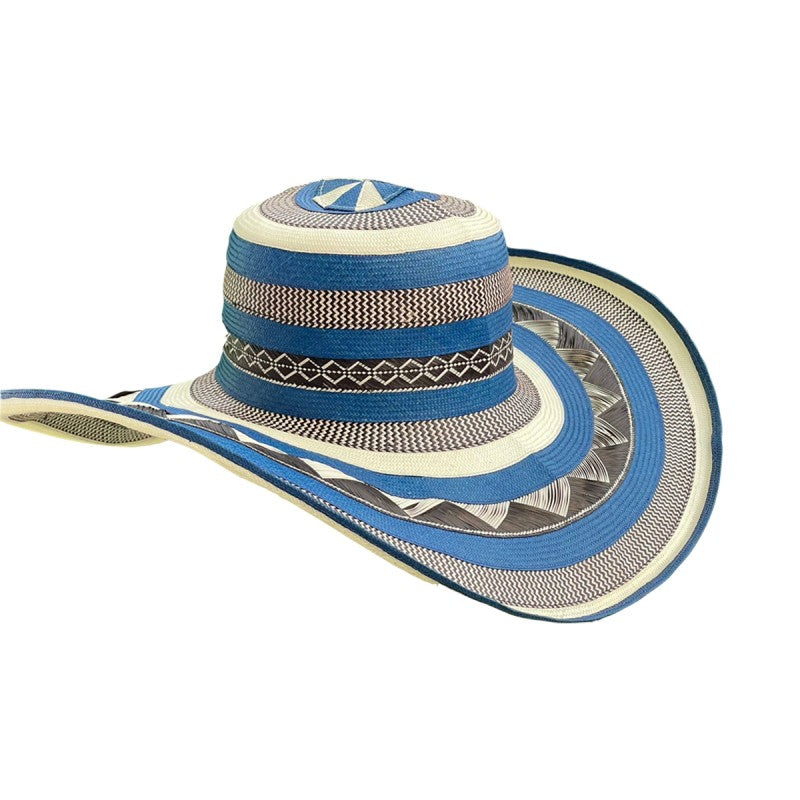 Sombrero Azul 33 Fibras Extrafino Caña Flecha