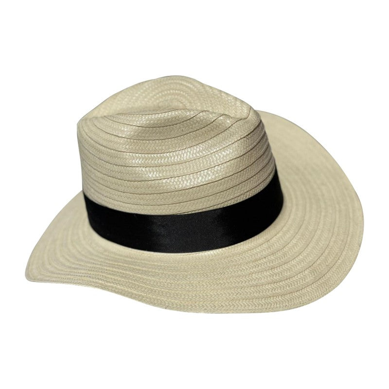 Sombrero Beige Ala Corta Fino