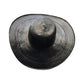 sombrero palomo negro 23 fibras