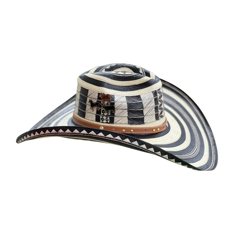 Sombrero Caballista 23 Fibras Diseño Tradicional