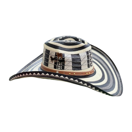 Sombrero Caballista 23 Fibras Diseño Tradicional MY