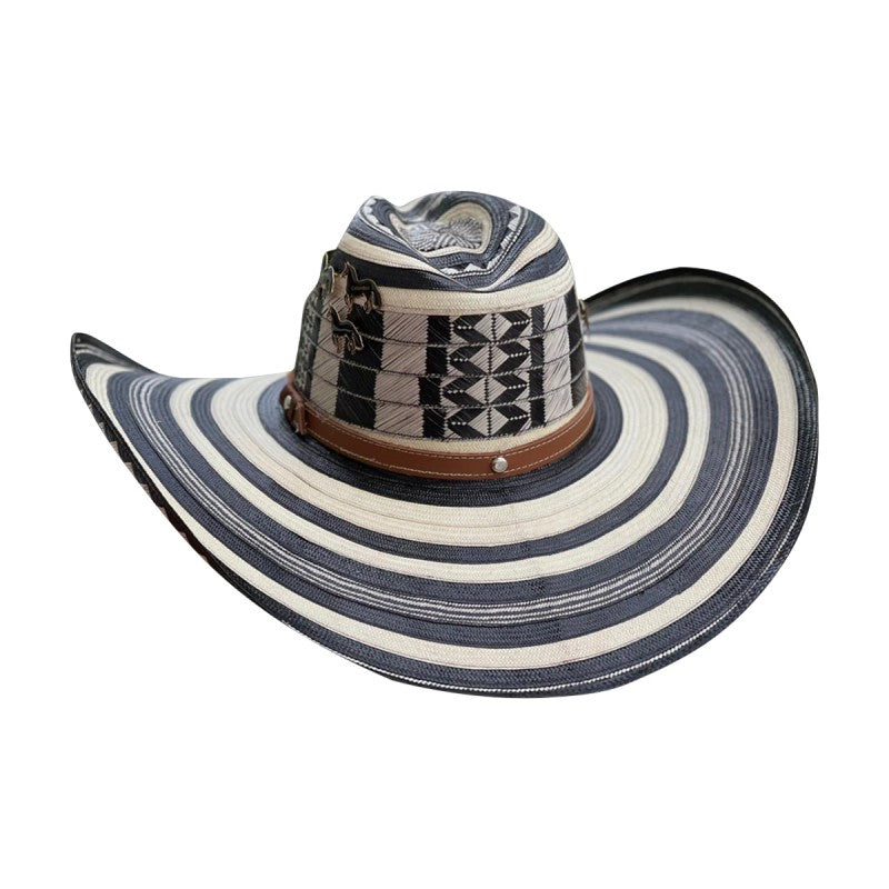 Sombrero Caballista 23 Fibras Diseño Tradicional