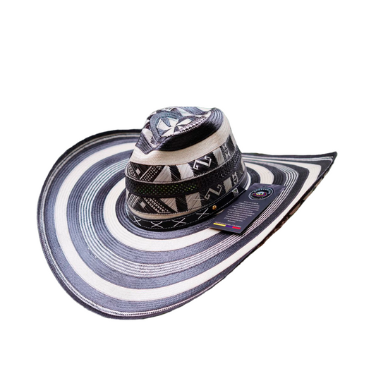Sombrero Caballista 33 Fibras Diseño Tradicional MY