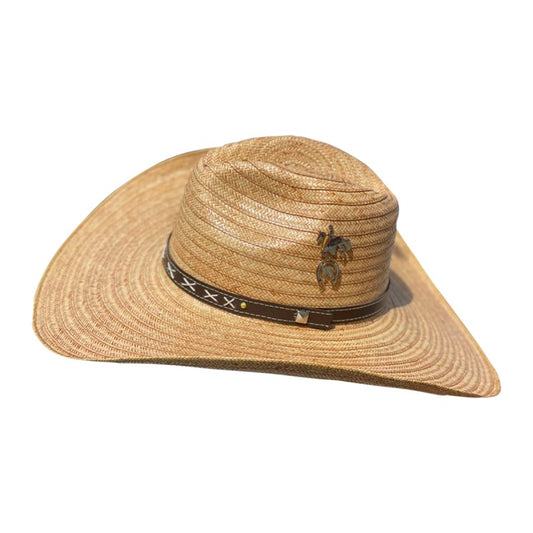 Sombrero Caballista Estilo Dorado