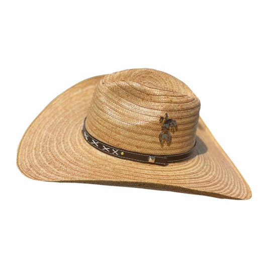 Sombrero Caballista Estilo Dorado MY