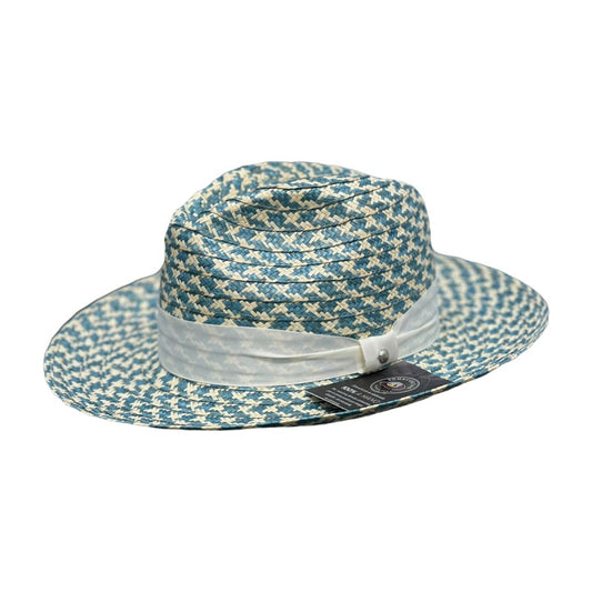 Sombrero Exclusivo Fedora Caña Flecha Azul