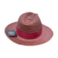 Sombrero Fedora Exclusivo Vino Tinto Elegante