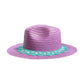 Sombrero Fedora Tejido Artesanal Ala Plana