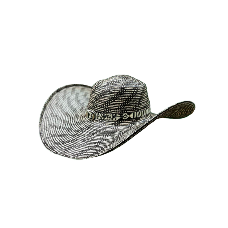 Sombrero Gris 15 Fibras Caña Flecha