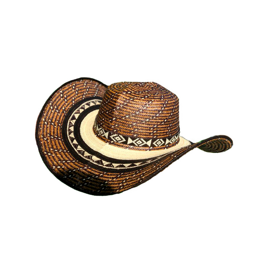 Sombrero Marrón 15 Fibras Artesanal