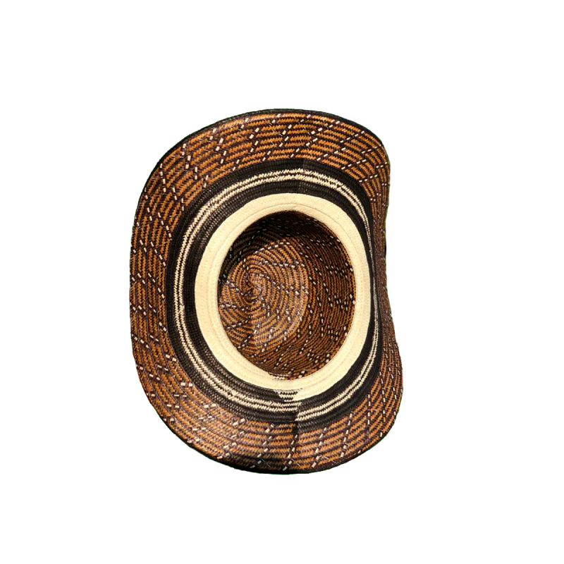 Sombrero Marrón 15 Fibras Artesanal