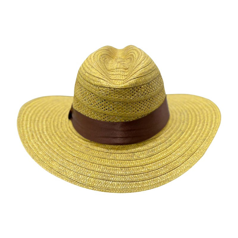 Sombrero Panameño Calado Amarillo