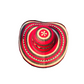 Sombrero Rojo 23 Fibras Exclusivo Artesanal